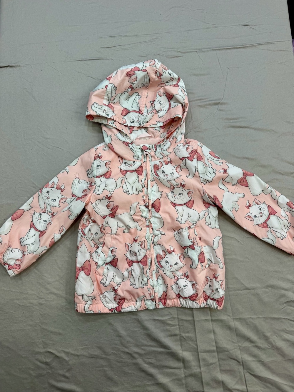 babyGap x Disney Aristocats Marie Pink Hooded Jacket 3T